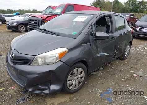 2012 Toyota Yaris Le из США, поврежденный, VIN JTDKTUD35CD522180